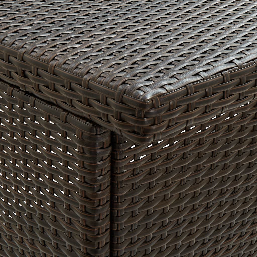 Ensemble de bar 3 pcs Résine tressée Marron - XIOS