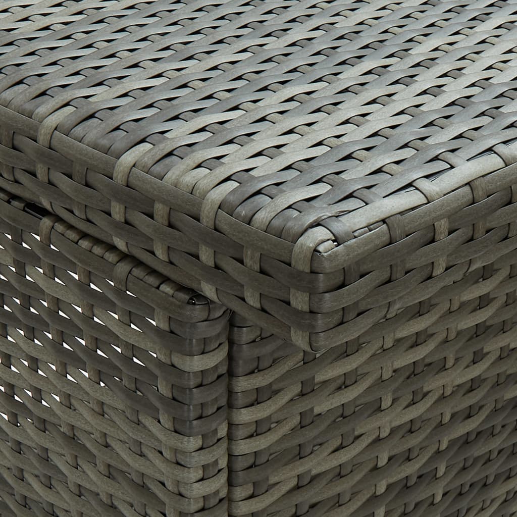 Ensemble de bar 3 pcs Résine tressée Gris - XIOS