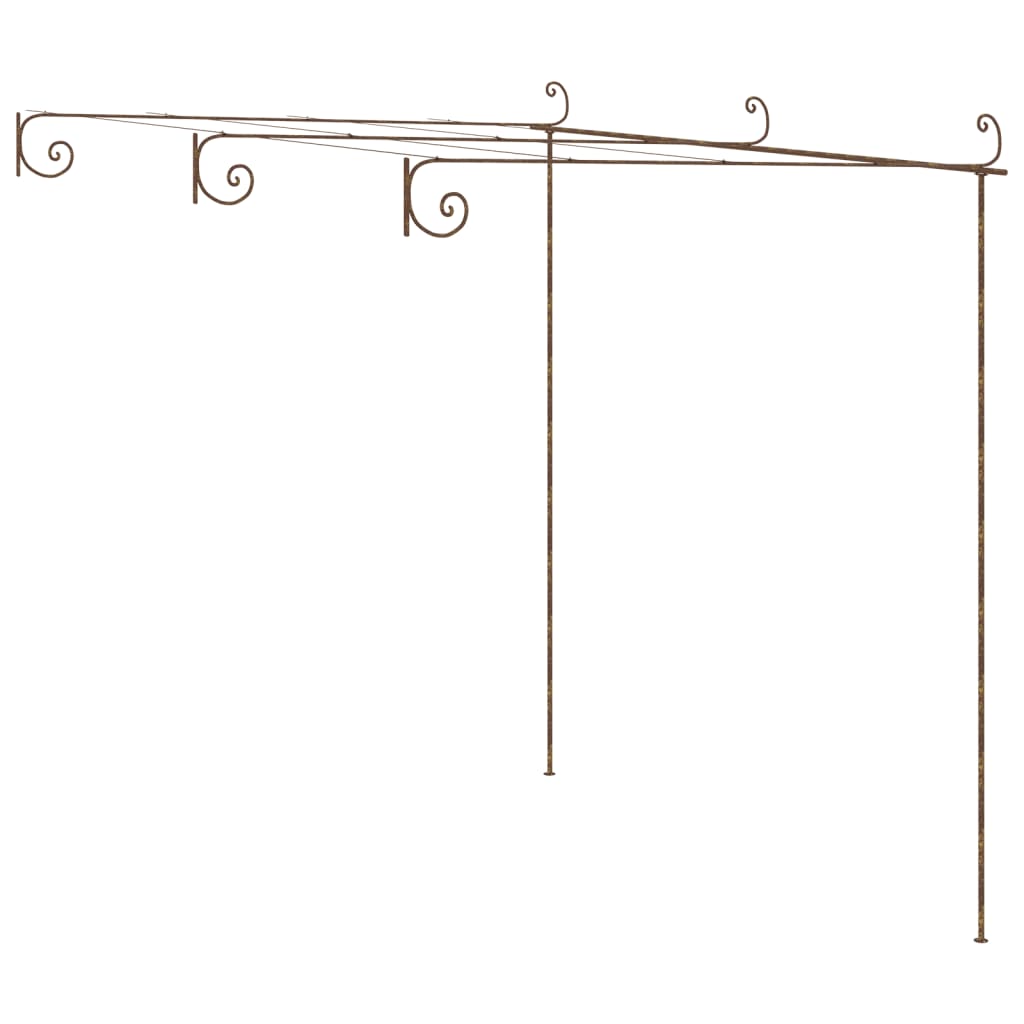 Pergola de jardin Marron antique 3x3x2,5 m Fer - XIOS