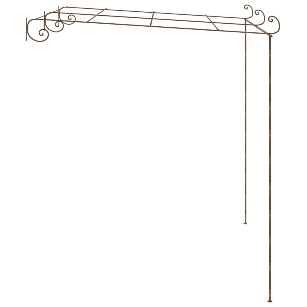 Pergola de jardin Marron antique 3x3x2,5 m Fer - XIOS