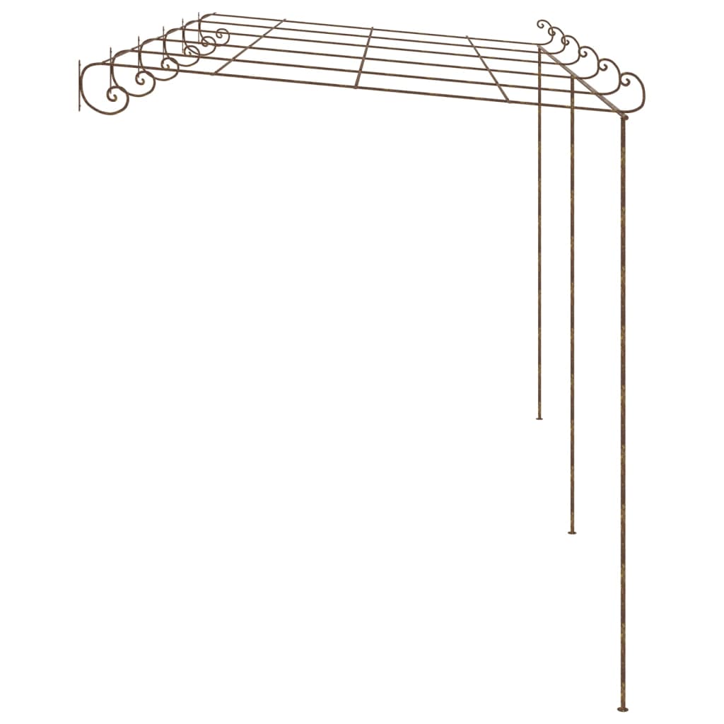Pergola de jardin Marron antique 6x3x2,5 m Fer - XIOS