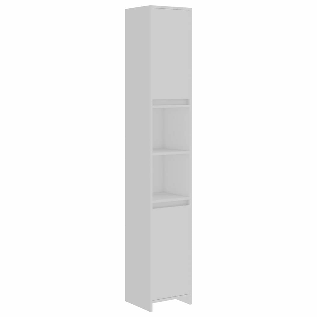 Ensemble de meubles de salle de bain 4pcs Blanc Bois ingénierie