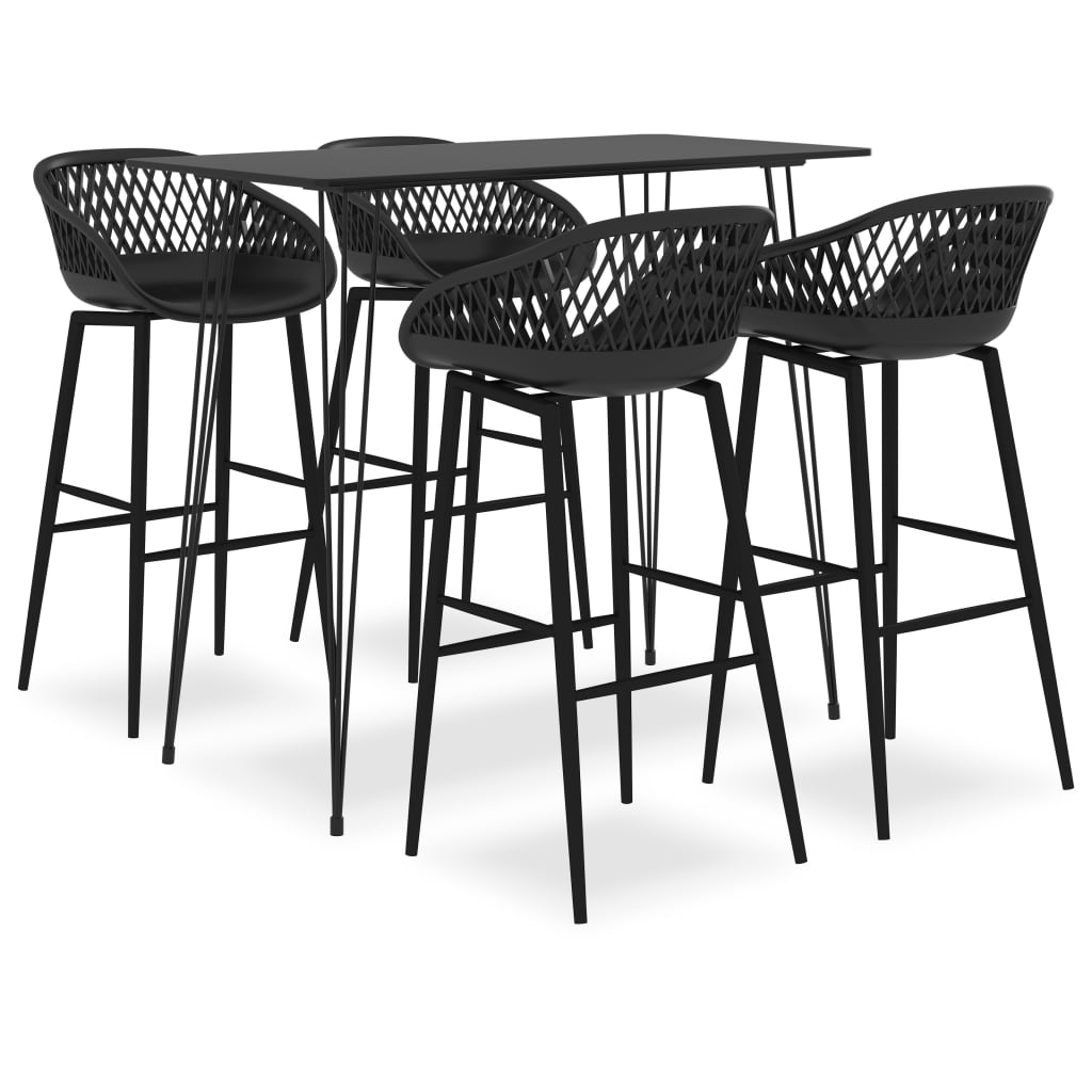 Ensemble de bar 5 pcs Noir - XIOS