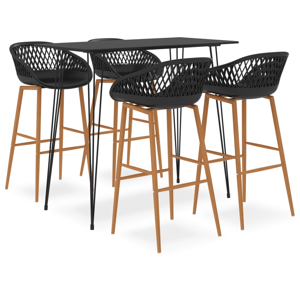 Ensemble de bar 5 pcs Noir