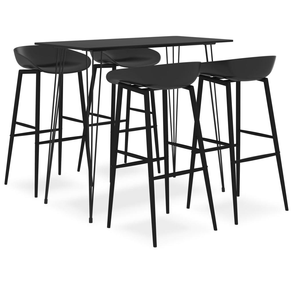 Ensemble de bar 5 pcs Noir - XIOS