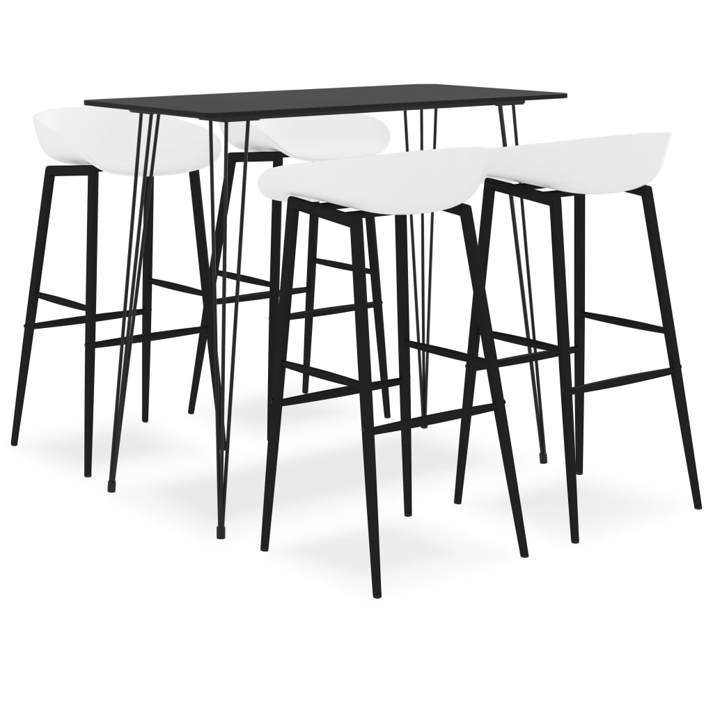 Ensemble de bar 5 pcs Noir et blanc - XIOS