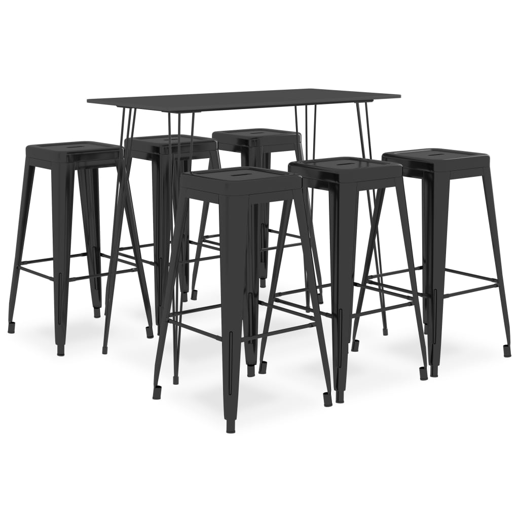 Ensemble de bar 7 pcs Noir - XIOS