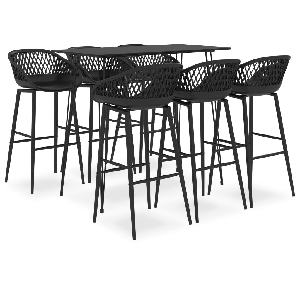 Ensemble de bar 7 pcs Noir - XIOS