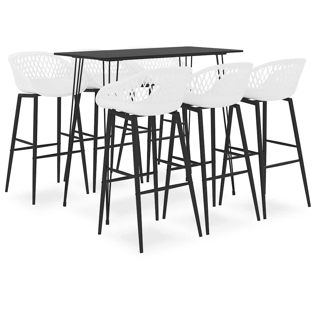 Ensemble de bar 7 pcs Noir et blanc - XIOS