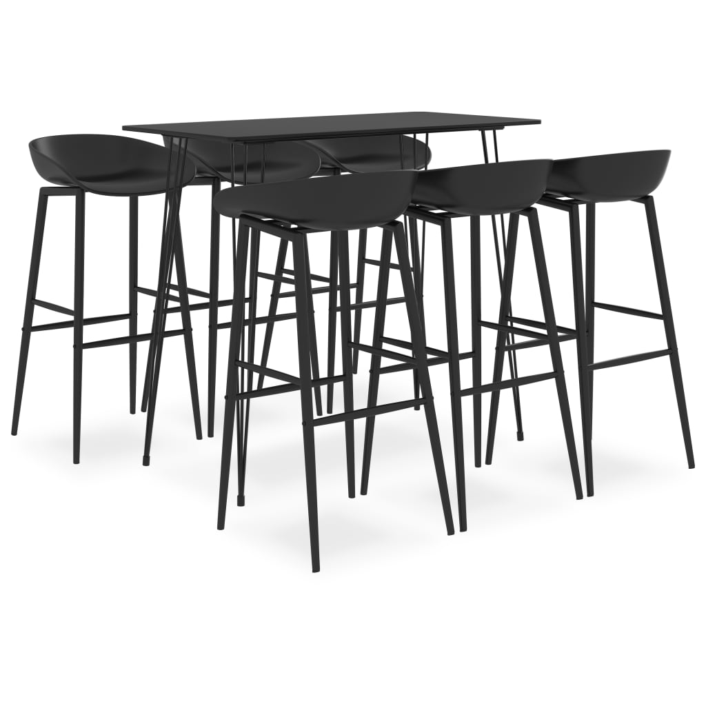 Ensemble de bar 7 pcs Noir - XIOS