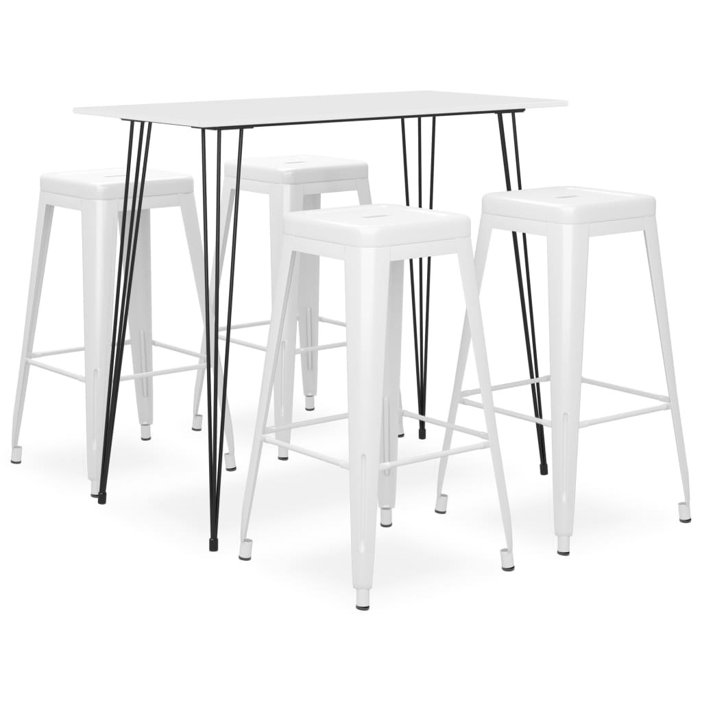Ensemble de bar 5 pcs Blanc - XIOS