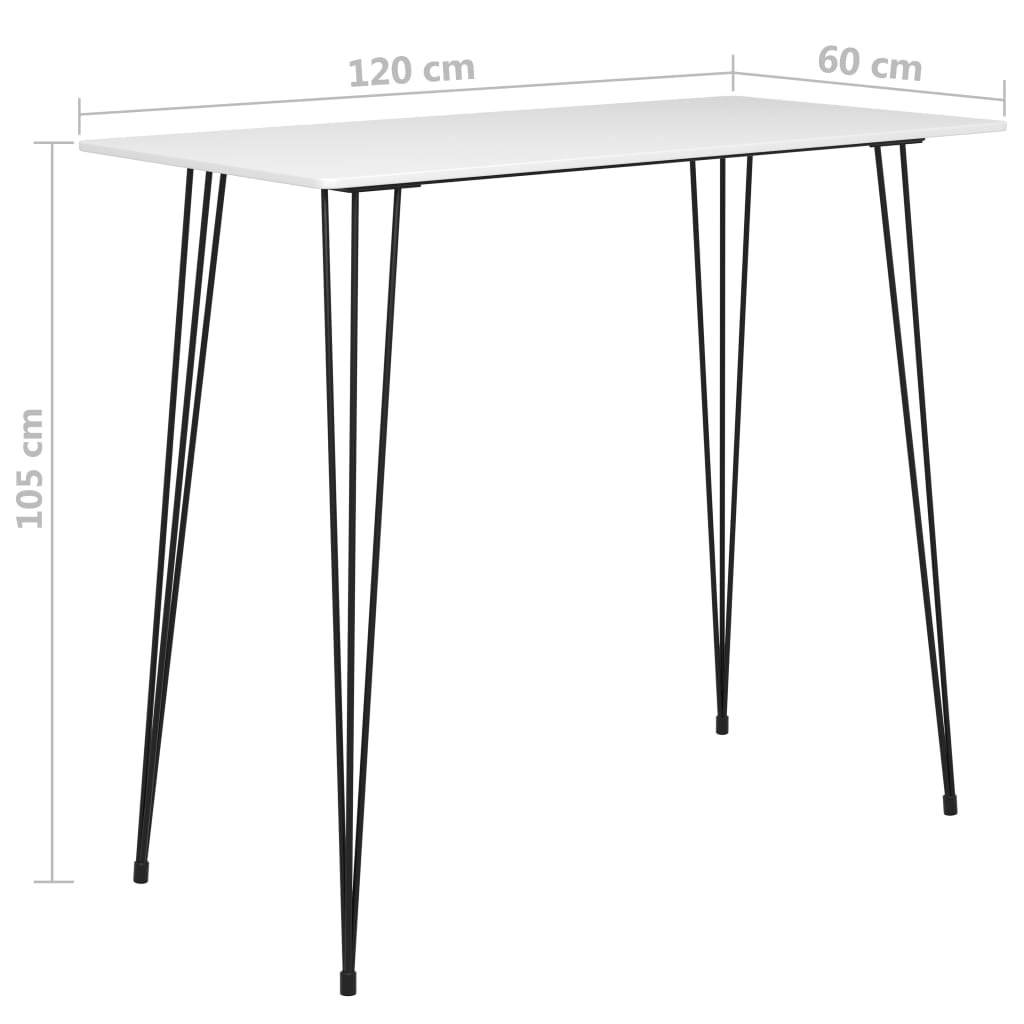Ensemble de bar 5 pcs Blanc - XIOS