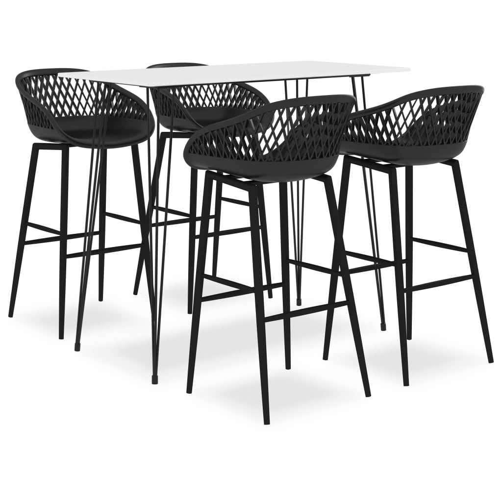 Ensemble de bar 5 pcs Blanc et noir - XIOS