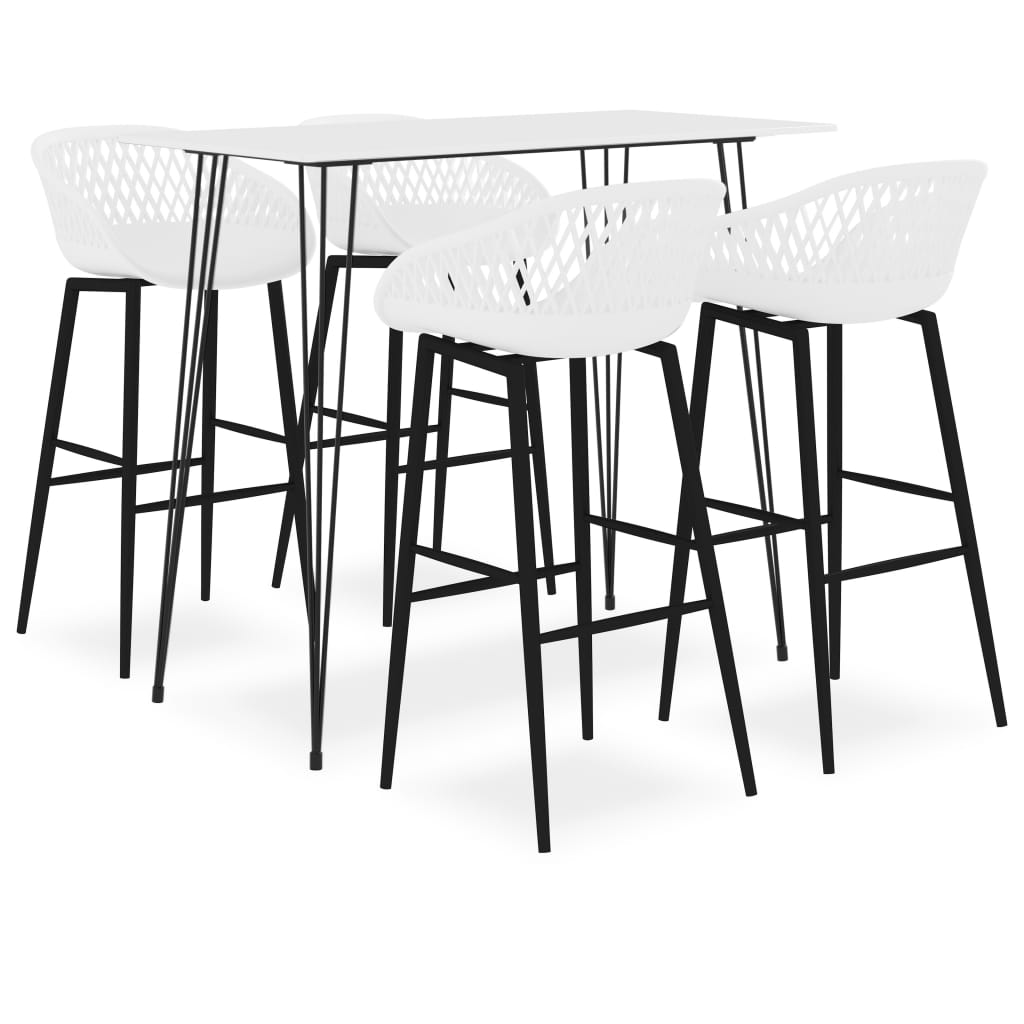 Ensemble de bar 5 pcs Blanc - XIOS