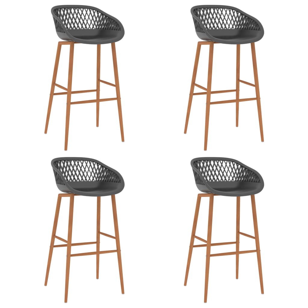 Ensemble de bar 5 pcs Blanc et gris