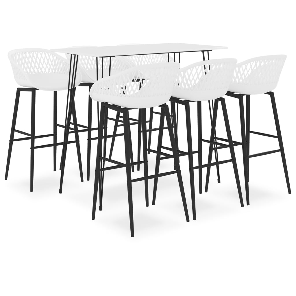 Ensemble de bar 7 pcs Blanc - XIOS
