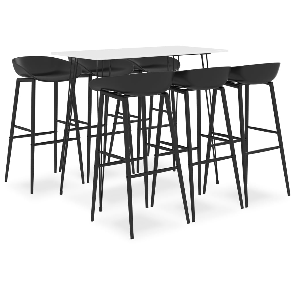 Ensemble de bar 7 pcs Blanc et noir - XIOS