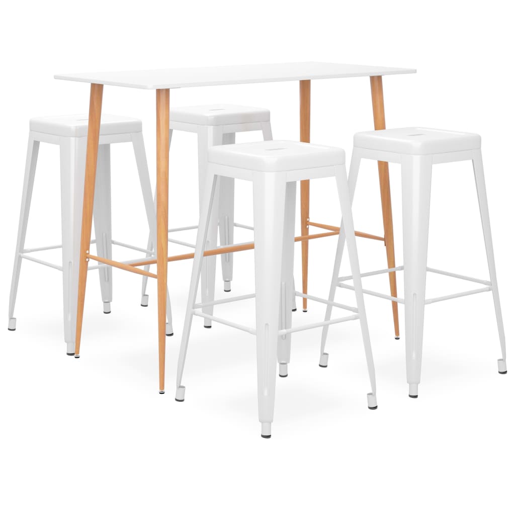 Ensemble de bar 5 pcs Blanc - XIOS