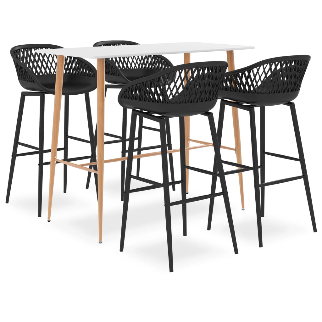 Ensemble de bar 5 pcs Blanc et noir - XIOS