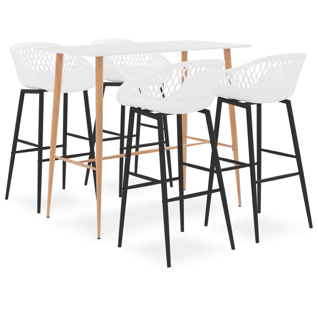 Ensemble de bar 5 pcs Blanc - XIOS