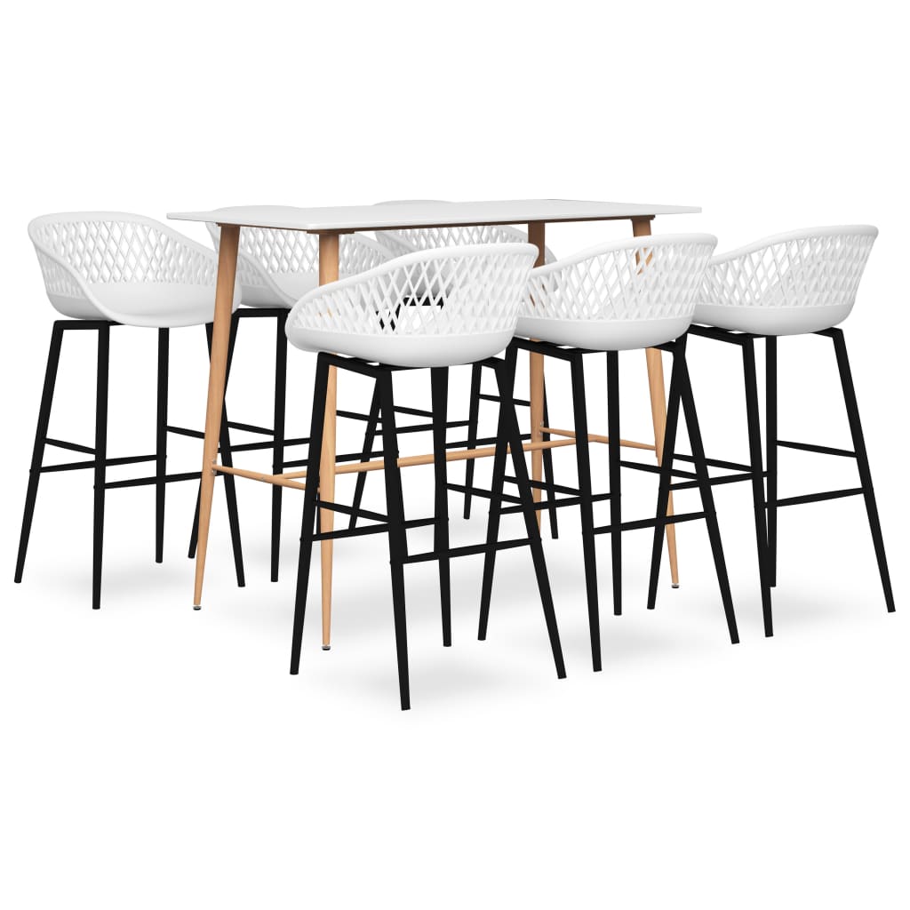 Ensemble de bar 7 pcs Blanc - XIOS