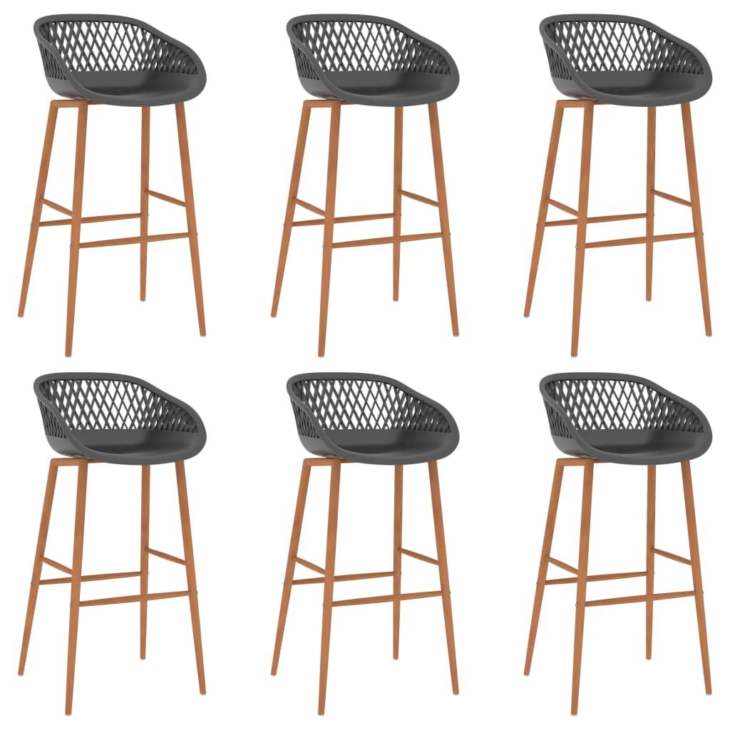 Ensemble de bar 7 pcs Blanc et gris