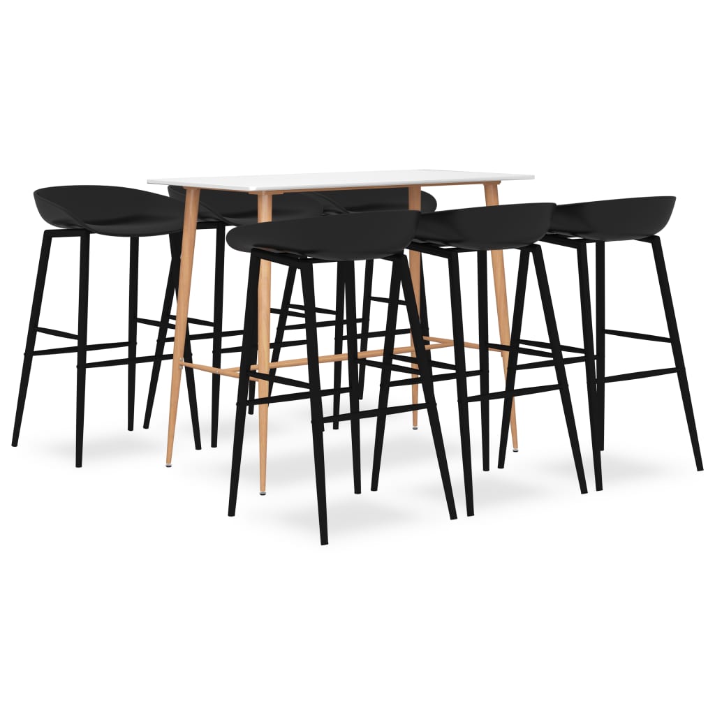 Ensemble de bar 7 pcs Blanc et noir - XIOS