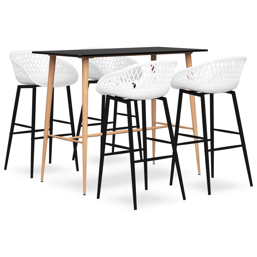 Ensemble de bar 5 pcs Noir et blanc - XIOS