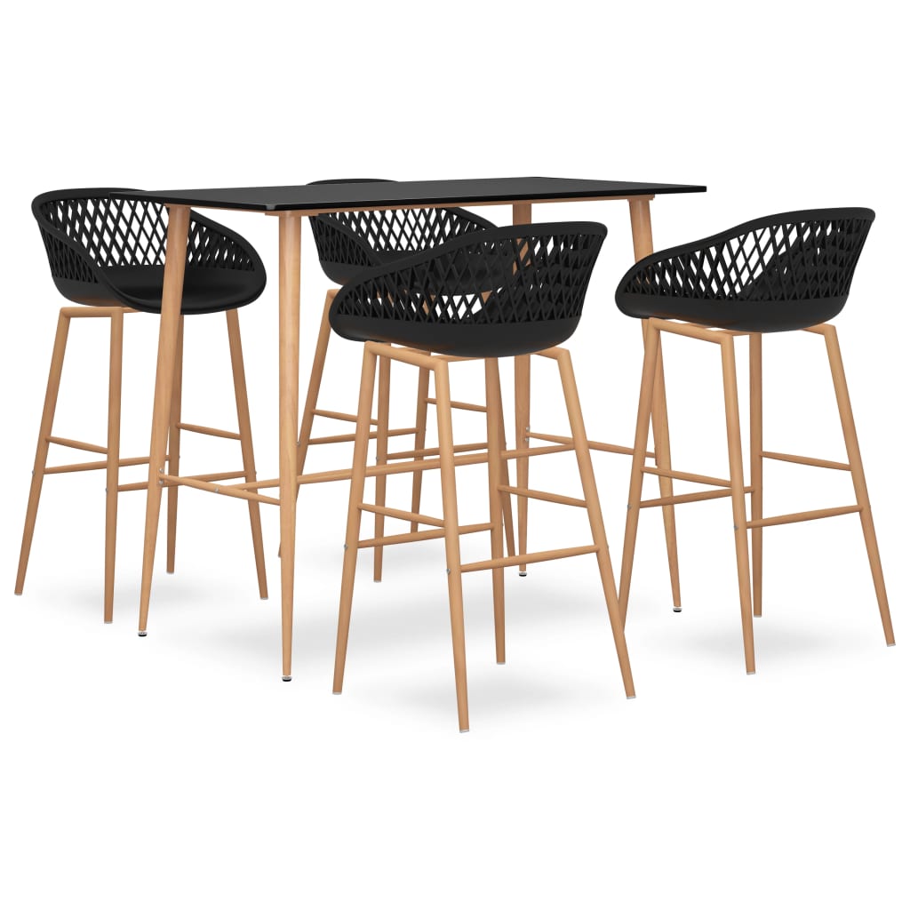 Ensemble de bar 5 pcs Noir - XIOS