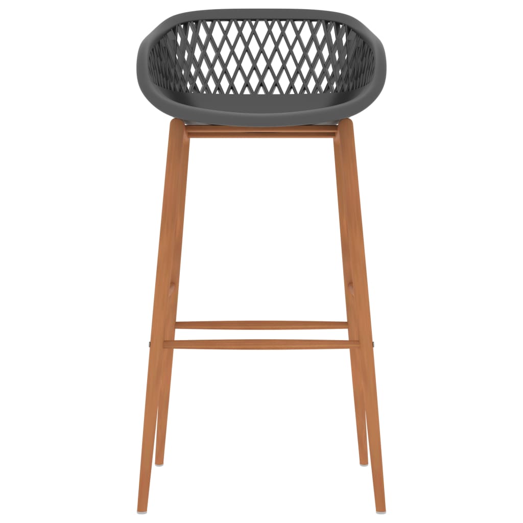 Ensemble de bar 5 pcs Noir et gris