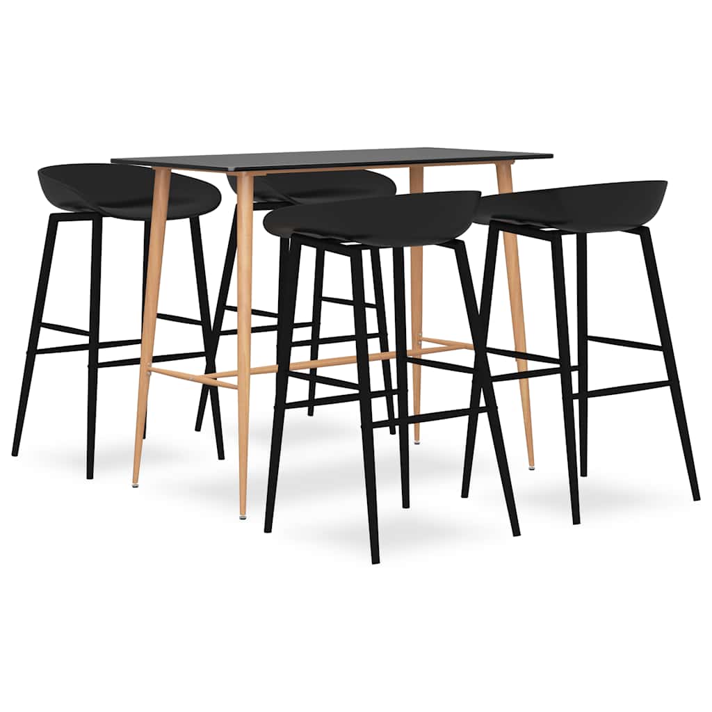 Ensemble de bar 5 pcs Noir - XIOS