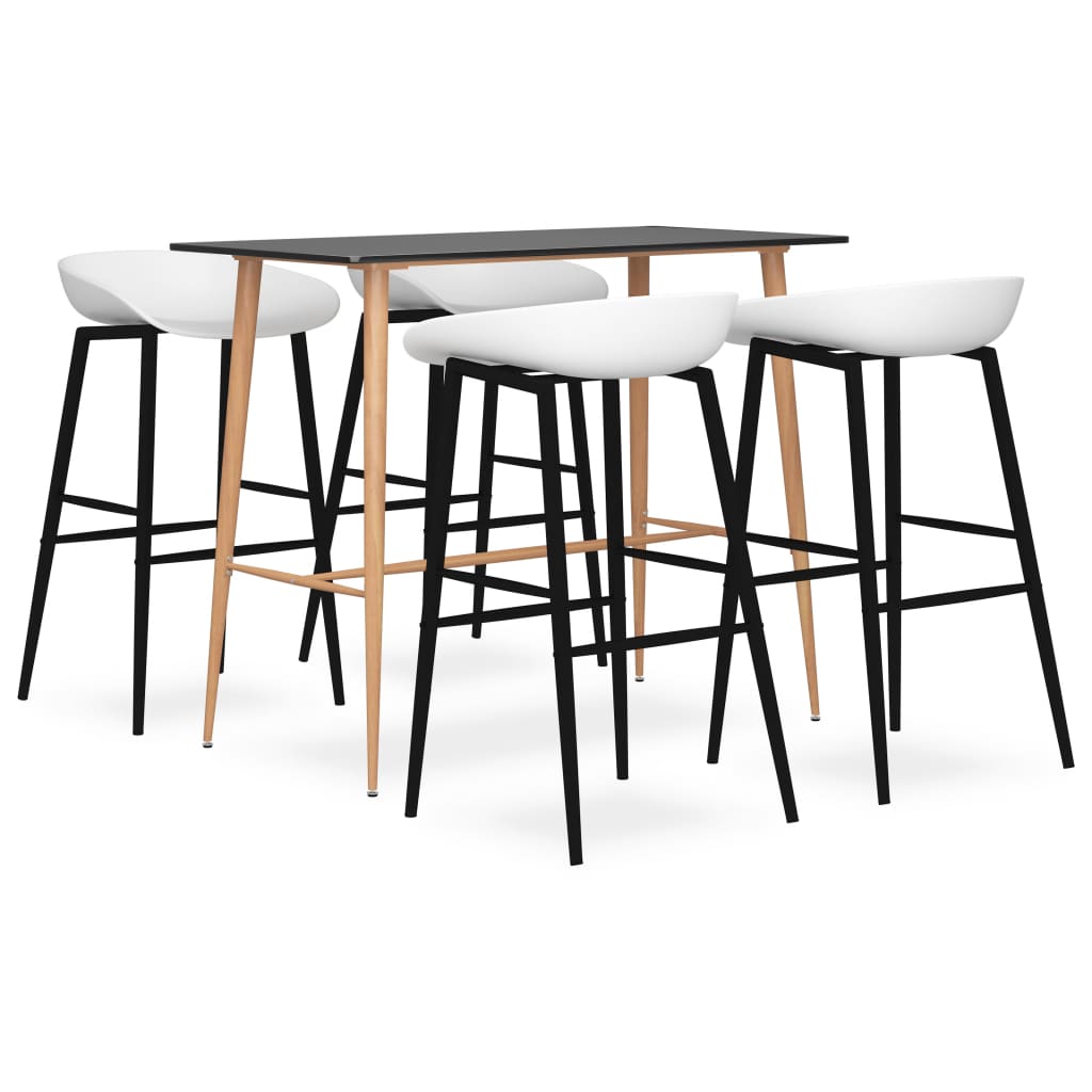 Ensemble de bar 5 pcs Noir et blanc - XIOS