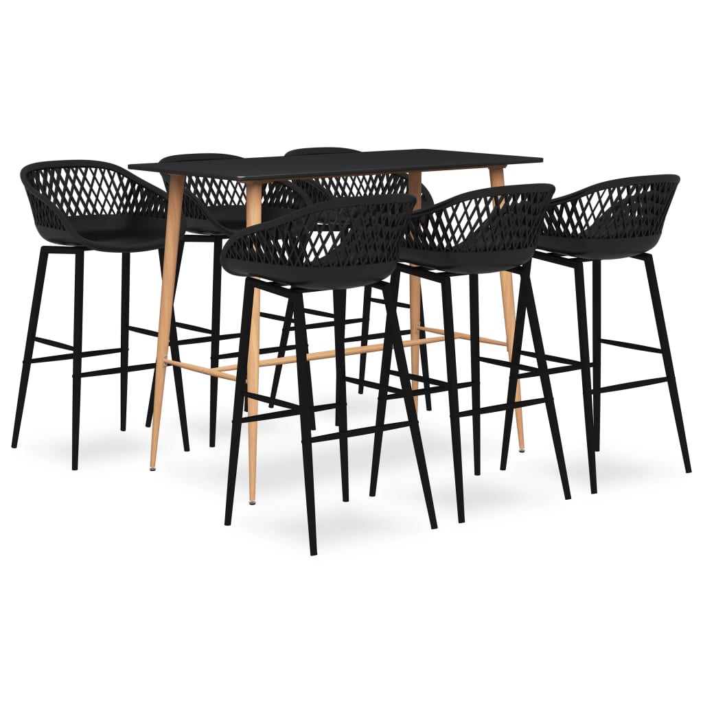 Ensemble de bar 7 pcs Noir - XIOS