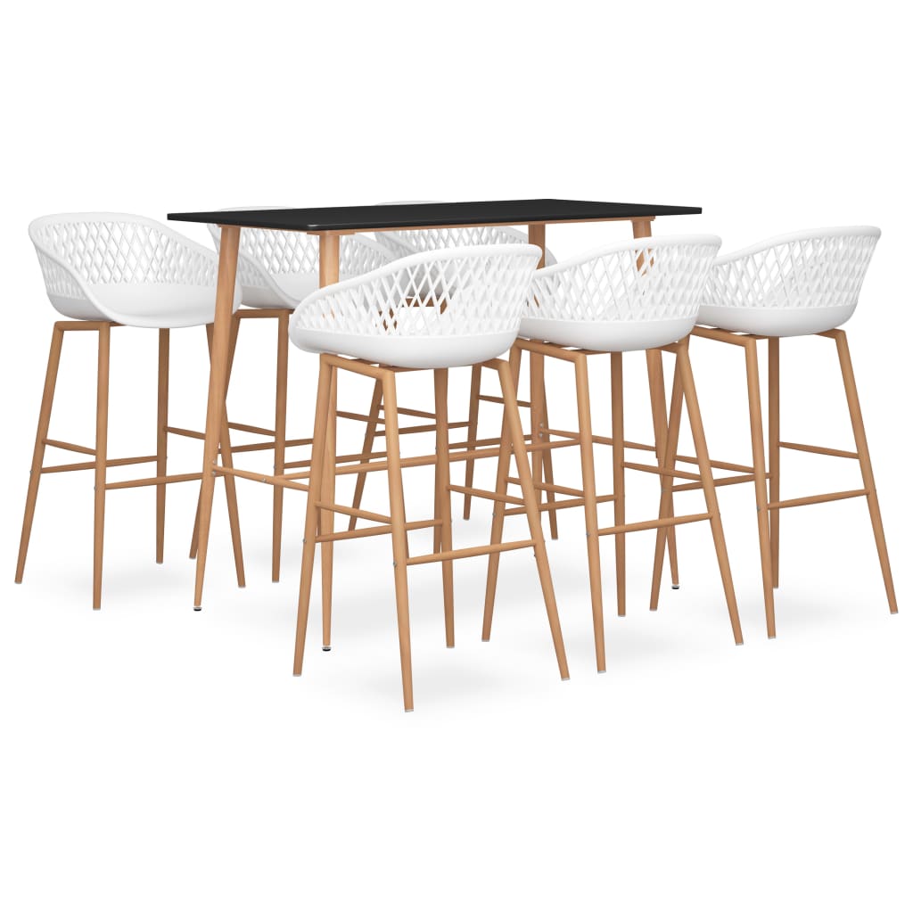 Ensemble de bar 7 pcs Noir et blanc - XIOS