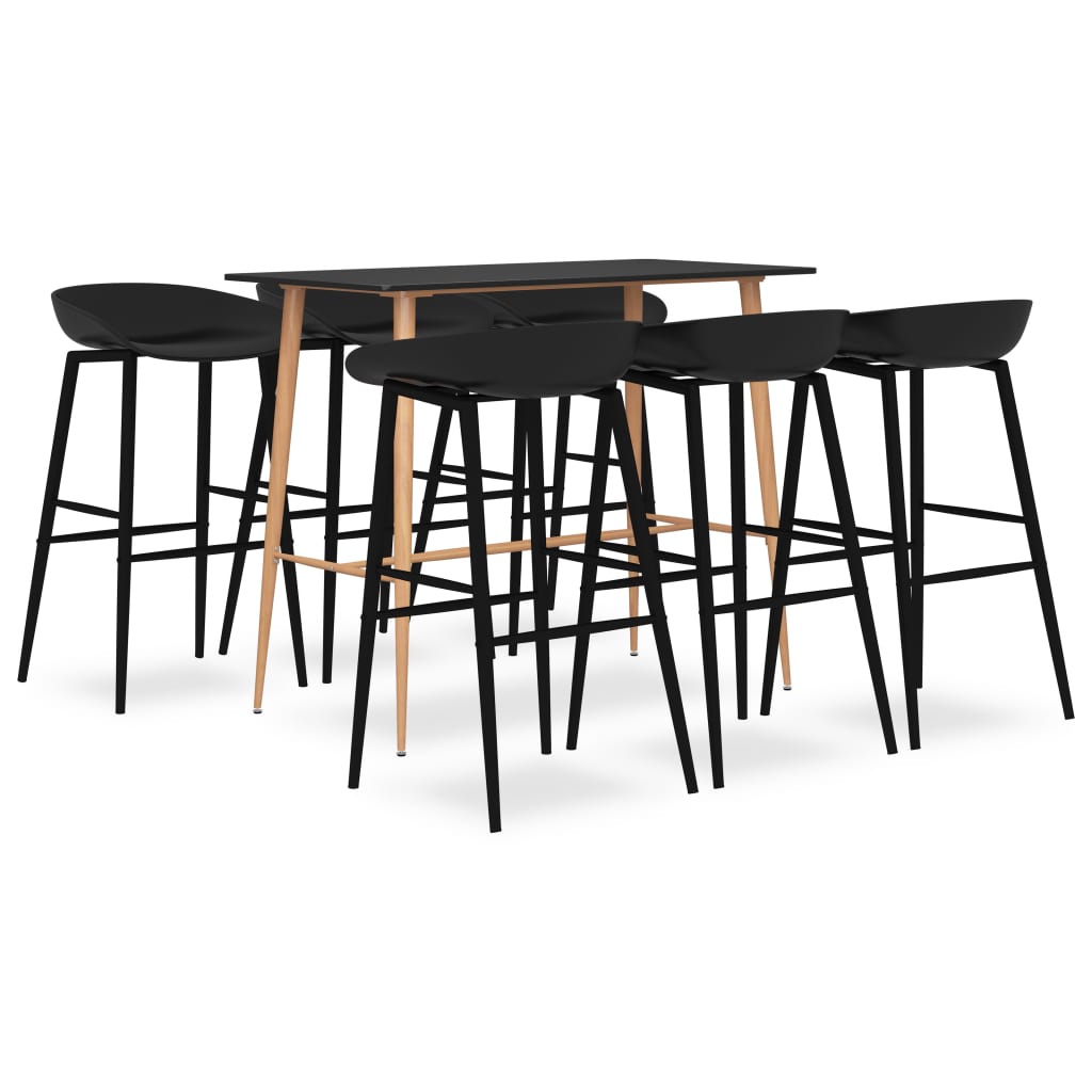Ensemble de bar 7 pcs Noir - XIOS