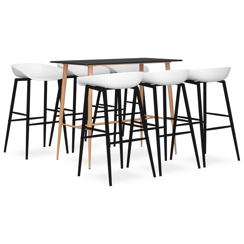 Ensemble de bar 7 pcs Noir et blanc - XIOS