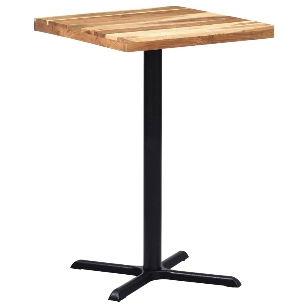 Pied de table de bistro Noir 76x76x107 cm Fonte - XIOS