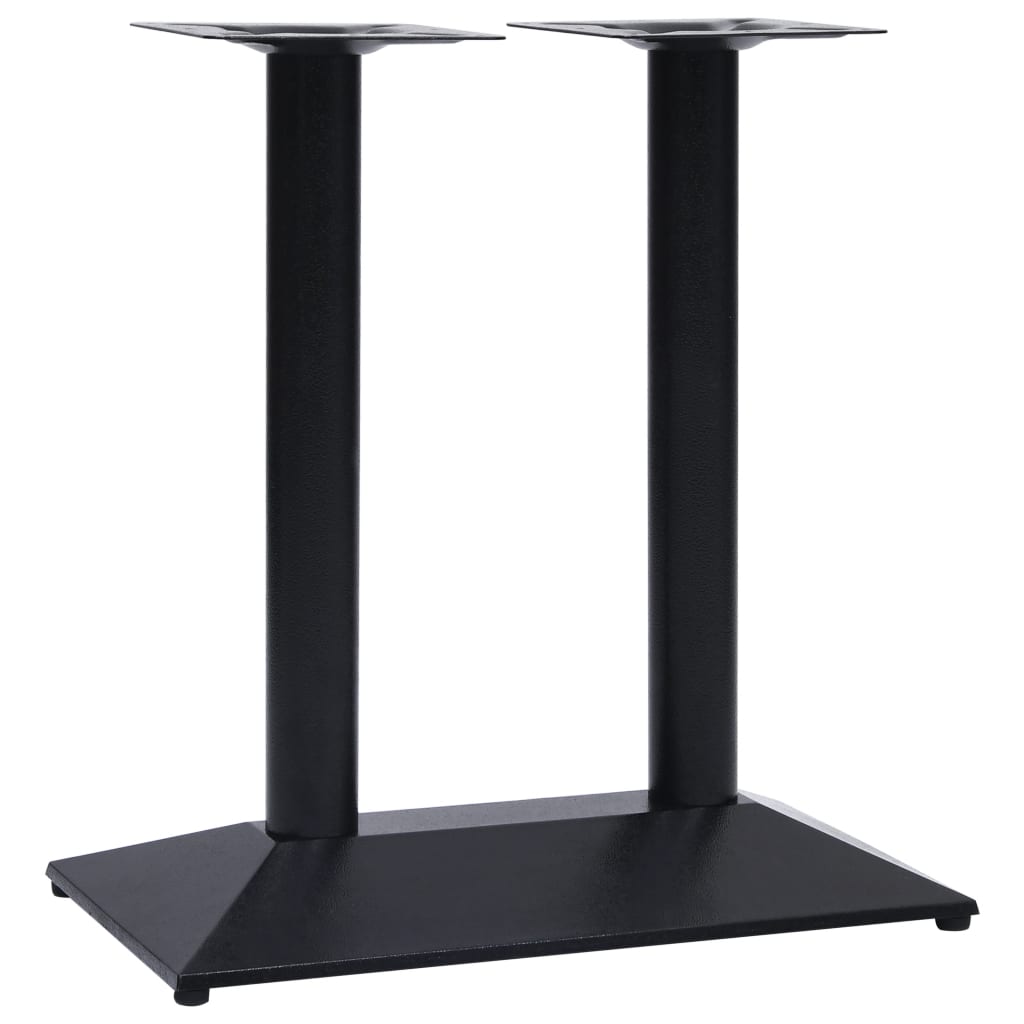 Pied de table de bistro noir 70x40x72 cm fonte - XIOS