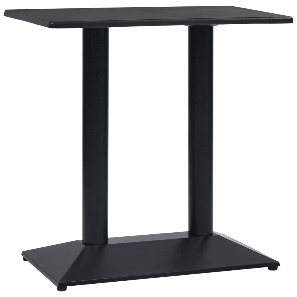 Pied de table de bistro noir 70x40x72 cm fonte - XIOS