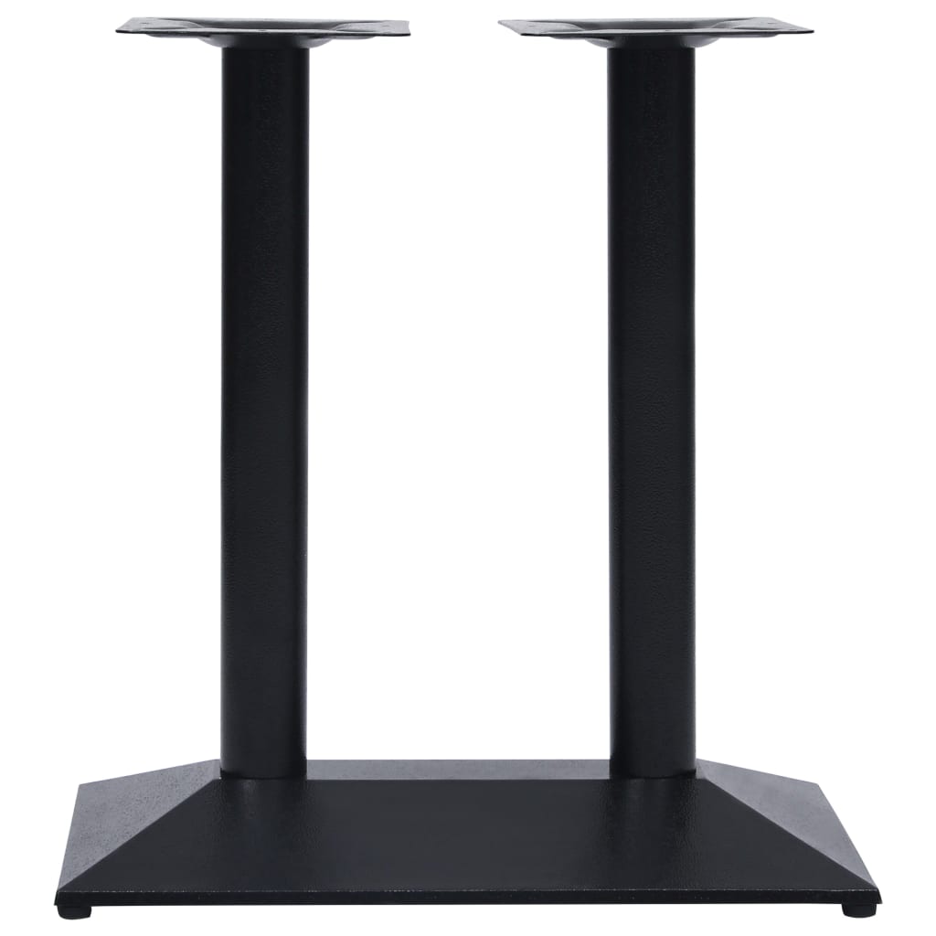 Pied de table de bistro noir 70x40x72 cm fonte - XIOS