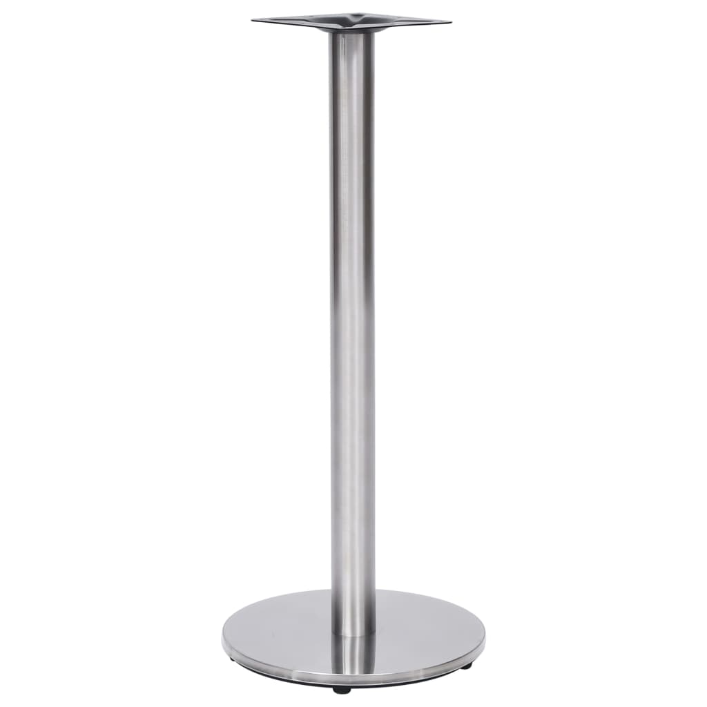 Pied de table de bistro Argenté Ø45x107 cm Acier inoxydable - XIOS