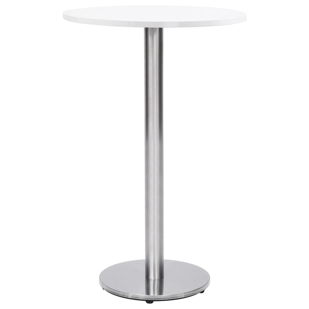 Pied de table de bistro Argenté Ø45x107 cm Acier inoxydable - XIOS