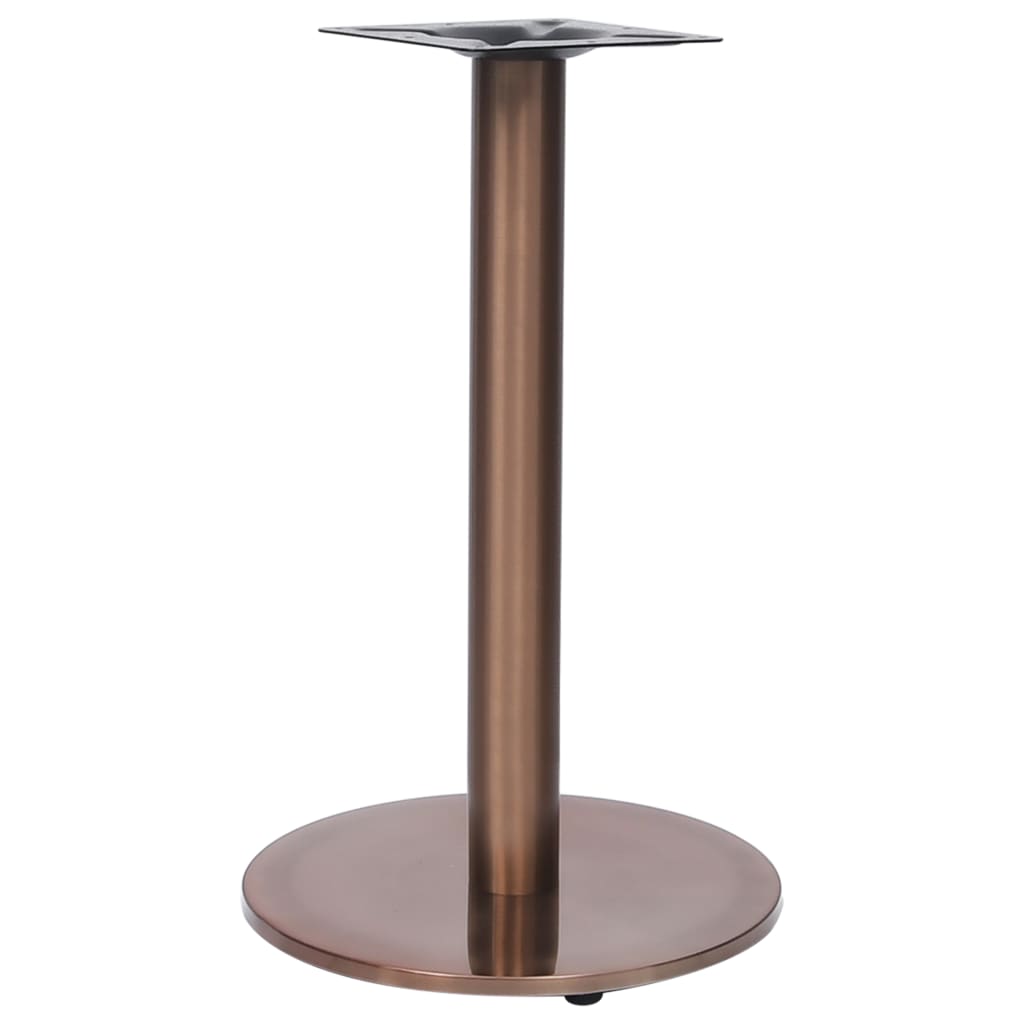 Pied de table de bistro doré Ø45x72 cm acier inoxydable - XIOS
