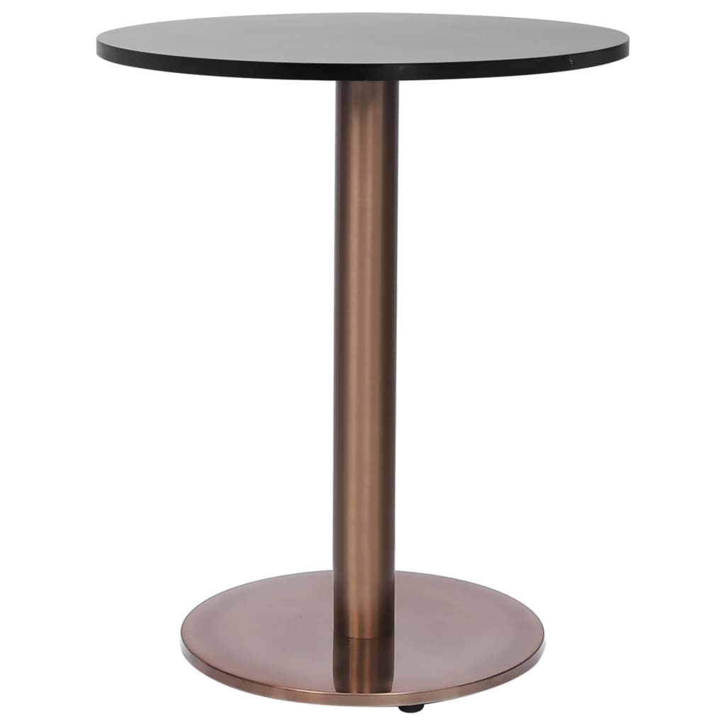 Pied de table de bistro doré Ø45x72 cm acier inoxydable - XIOS