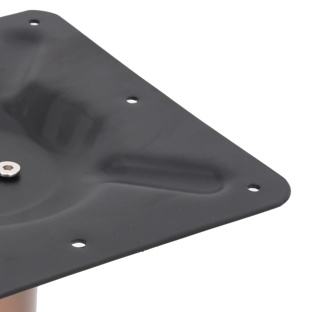 Pied de table de bistro Laiton 70x40x72 cm Acier inoxydable - XIOS