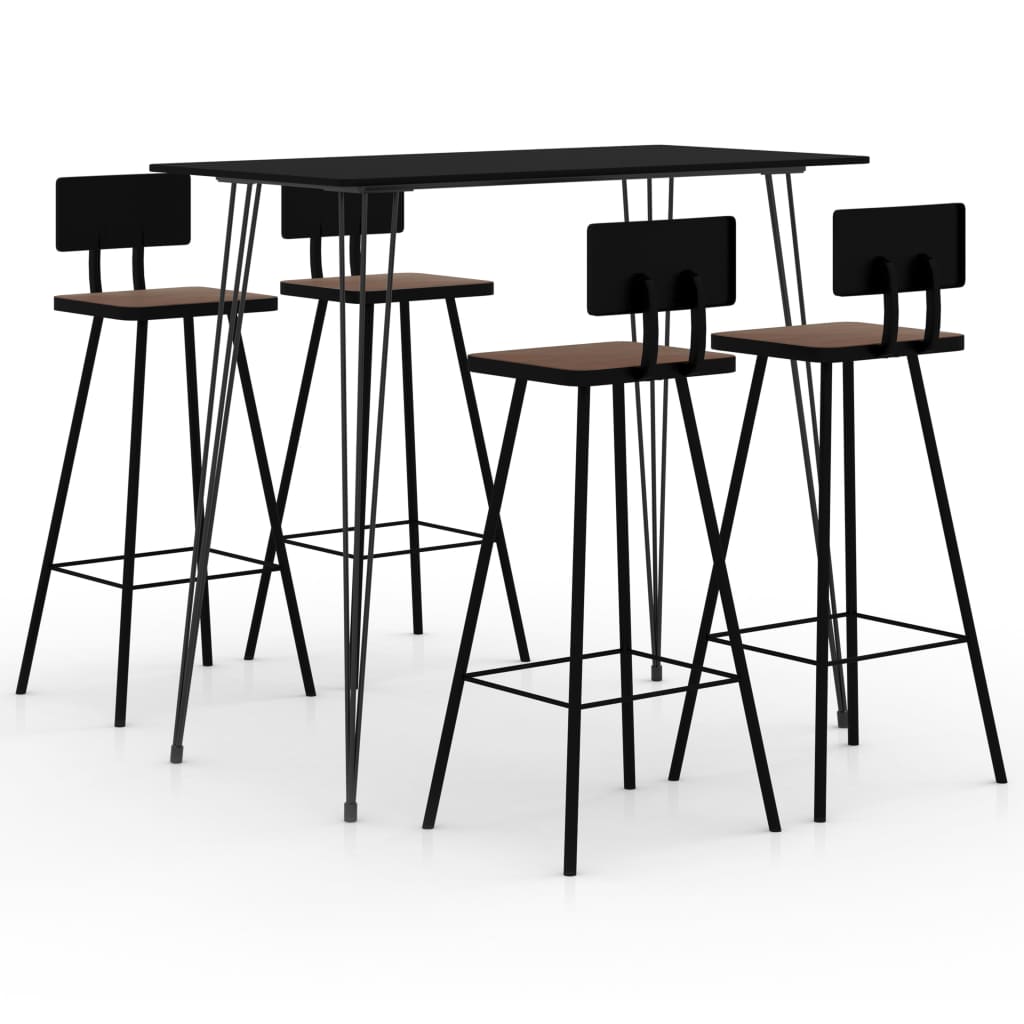 Ensemble de bar 5 pcs Noir - XIOS