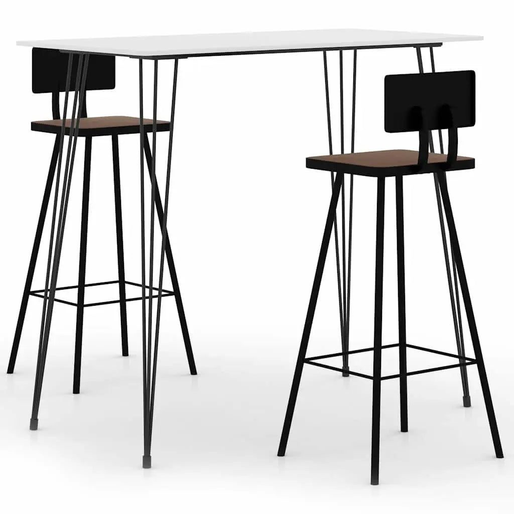 Ensemble de bar 3 pcs Blanc - XIOS