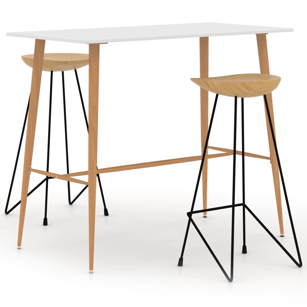 Ensemble de bar 3 pcs Blanc - XIOS