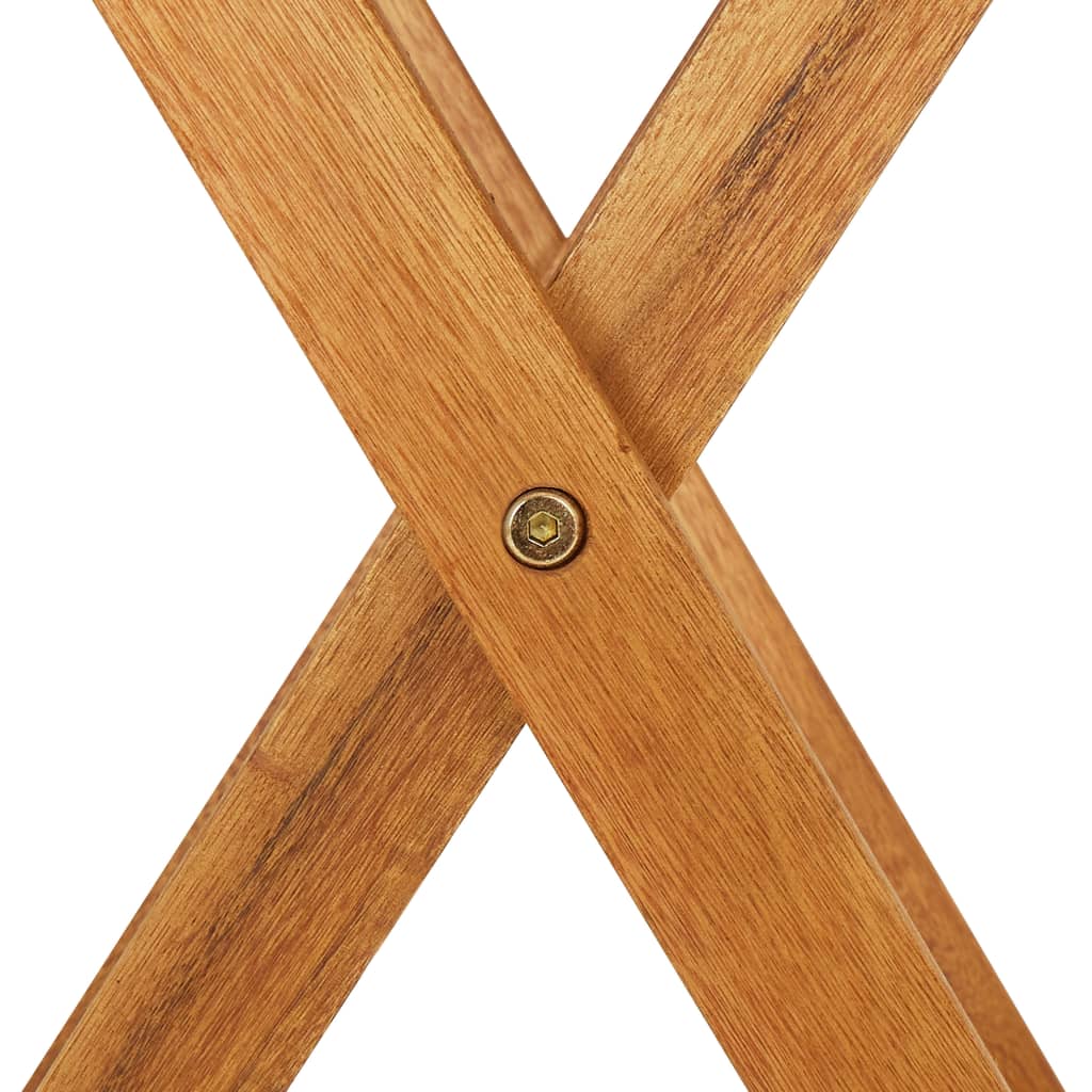 Ensemble à manger de jardin pliable 3 pcs Bois d'acacia solide