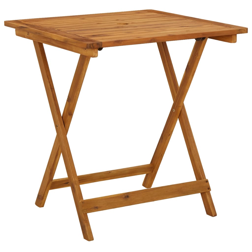 Ensemble à manger de jardin pliable 3 pcs Bois d'acacia solide